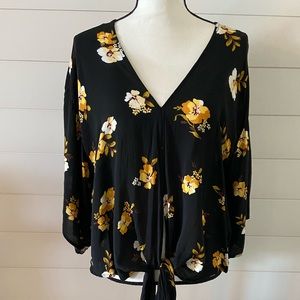 Polly and Esther Floral Blouse